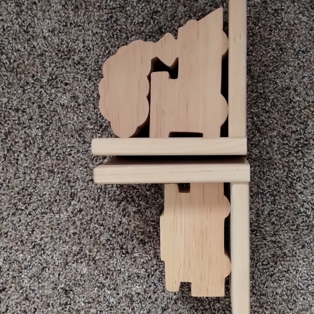 Wooden Train Bookends - Picture 4 of 4